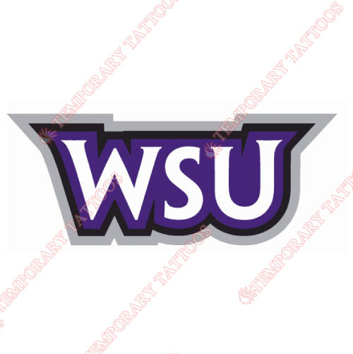 Weber State Wildcats Customize Temporary Tattoos Stickers NO.6923